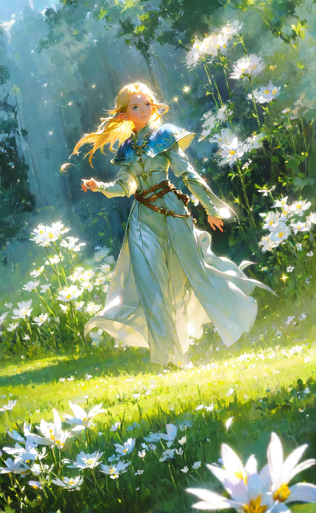 61482-3770833105-masterpiece, best quality, 1girl, elf adventurer walking through a field of white flowers, dutch angle, cinematic, volumetric li.png